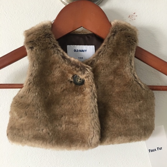 Faux Fur Vest for Baby Sz 3-6 Months - Picture 6 of 8